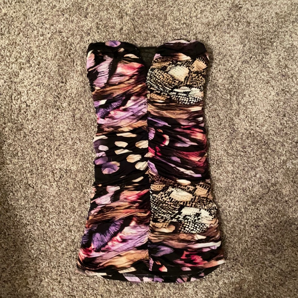 Women’s Charlotte Russe strapless dress, size medium
